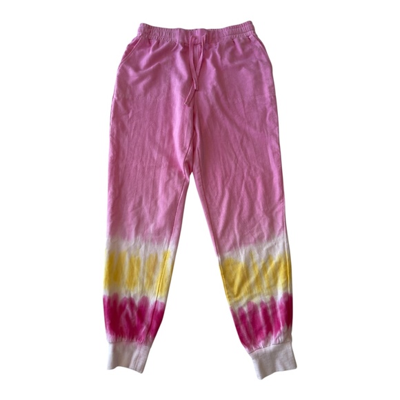 Anthropology NWOT Jane and Delancey Womens Tie Dye Jogger Sweatpants Small Pink - Picture 8 of 9
